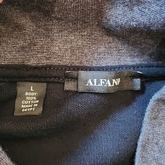 Alfani Black zip up jacket size L - Picture 6 of 8